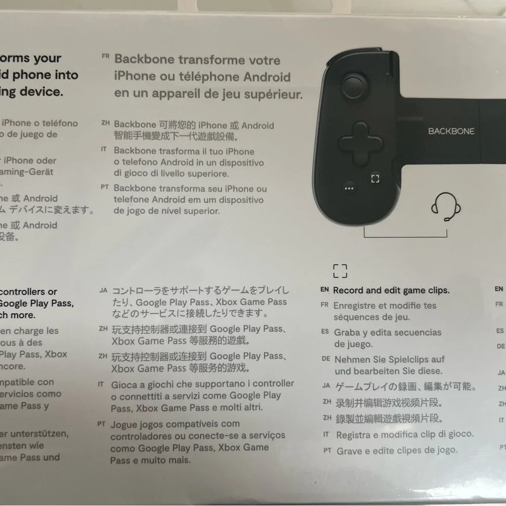 Black Handheld Gaming Console for iPhone